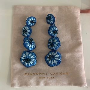 MIGNONNE GAVIGAN FLORAL DROPS - BLUE